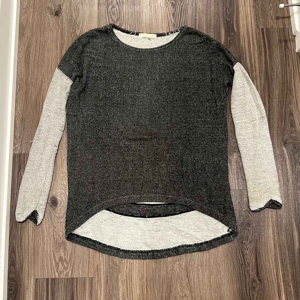 Multi Color Grey Cozy Sweater